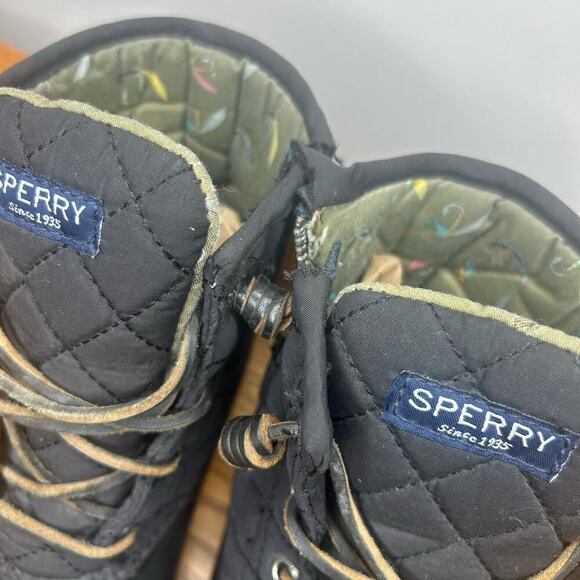 Sperry Duck Boots Size 9 Quilted F16-61775 Rain - Picture 5 of 9